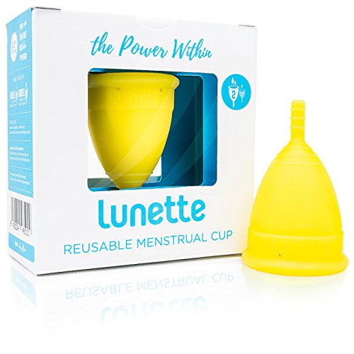 Menstruationstasse Lunette – Gelb – Model 2