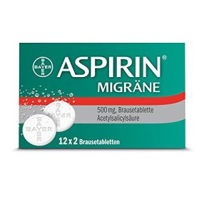 Migräne-Tabletten Bayer Vital GmbH ASPIRIN Migräne, 24 St.