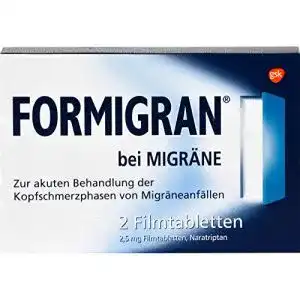 Migräne-Tabletten FORMIGRAN bei akuter Migräne, 2 Tabletten