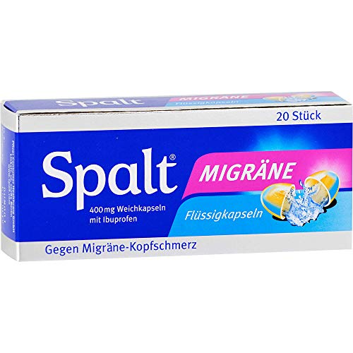 Migräne-Tabletten Spalt Migräne Flüssigkapseln, 20 St. Kapseln