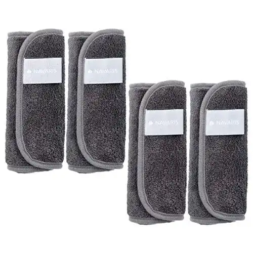 Mikrofaser-Abschminktücher Navaris 4x Mikrofaser Set