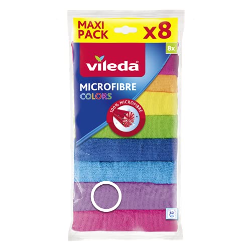 Mikrofasertuch Vileda Microfaser Allzwecktücher Colors Multipack