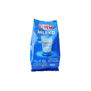 Milchpulver Mlekovita Voll 26% Fett Nettogewicht – 400 g
