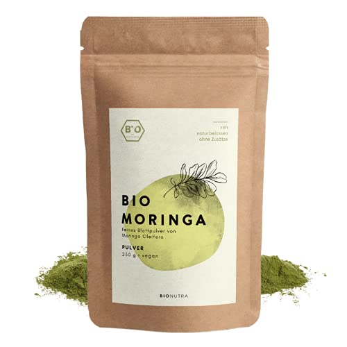 Die beste moringa pulver bionutra bio 250 g feines blattpulver Bestsleller kaufen