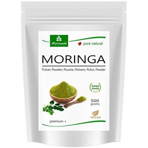Moringa-Pulver MoriVeda Moringa Blattpulver 500g Oleifera