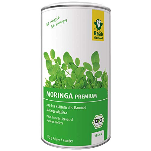 Moringa-Pulver Raab Vitalfood Bio Moringa Oleifera-Pulver, 160 g