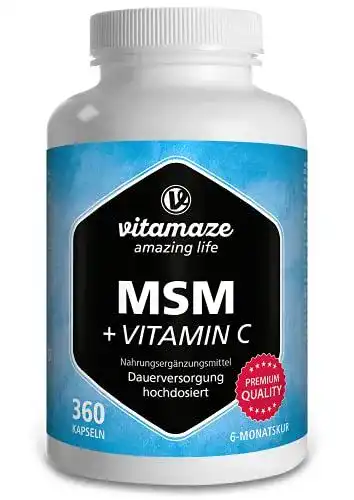 MSM-Kapseln Vitamaze – amazing life MSM Kapseln + Vitamin C