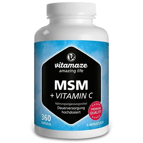 Die beste msm pulver vitamaze amazing life msm kapseln vitamin c Bestsleller kaufen