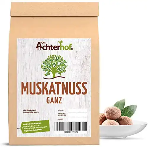Muskatnuss vom Achterhof 20 Muskatnüsse Premium Qualität