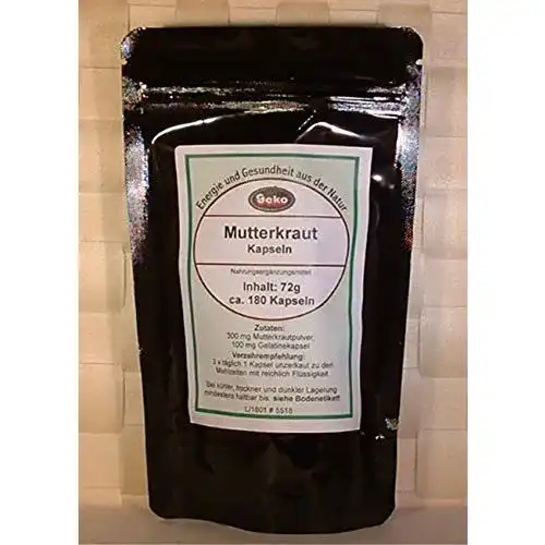Mutterkraut GEKO -Kapseln 72g ca.180 Kapseln a´400mg – OVP