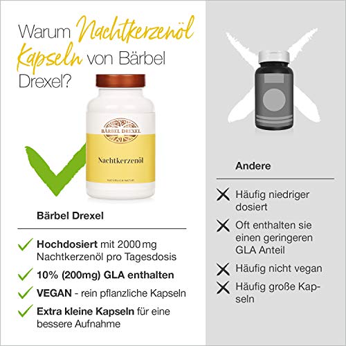 Nachtkerzenöl BÄRBEL DREXEL ® Softgel-Kapseln Vegan 2000 mg