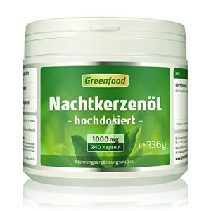 Nachtkerzenöl-Kapseln Greenfood Nachtkerzenöl, 1000 mg