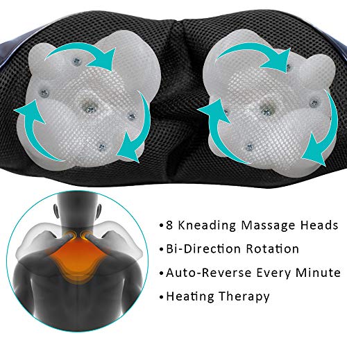 Nackenmassagegerät Keeptop Shiatsu Massagegerät, 3D-Rotation