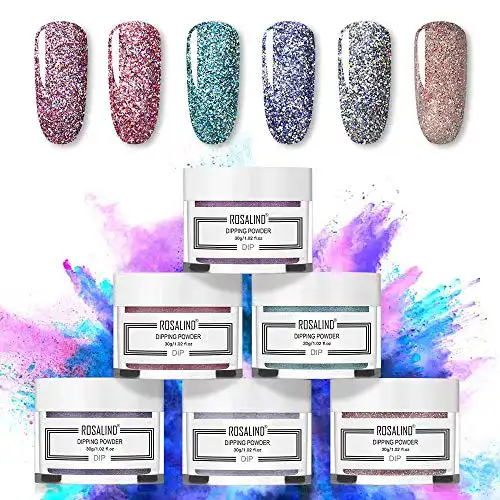 Nagel-Puder ROSALIND Nail Dipping Powder Dip Pulver, Glitzer