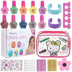 Nagellack (Kinder) Anpro 19Stk Nagellack Set, Wasserbasis
