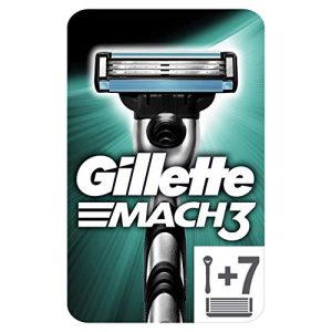 Nassrasierer Gillette Mach3 Rasierer, mit 7 Rasierklingen