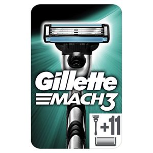 Nassrasierer Gillette Mach3 Rasierklingen + 12 Rasierklingen