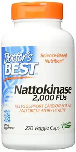 Nattokinase DOCTOR’S BEST, 2000 FUs, 270 Vegetarische Kapseln