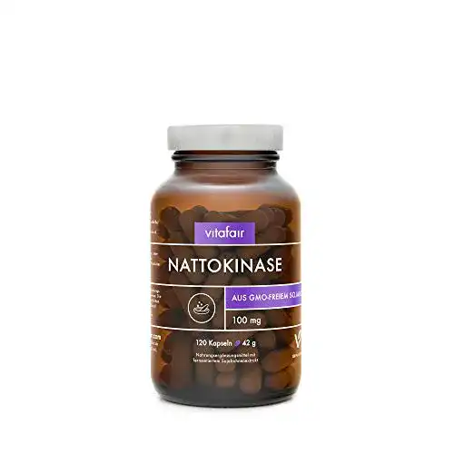 Nattokinase VITAFAIR 100mg (2000 FU pro Kapsel) 120 Kapseln