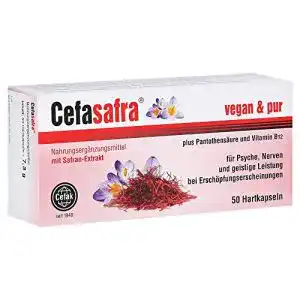 Natürliche Stimmungsaufheller Cefak KG Cefasafra Hartkapseln