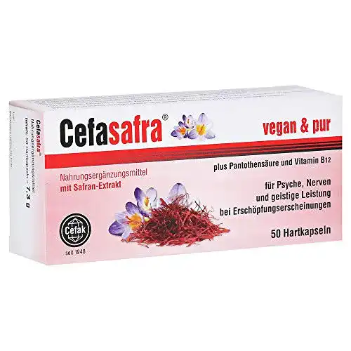 Natürliche Stimmungsaufheller Cefak KG Cefasafra Hartkapseln
