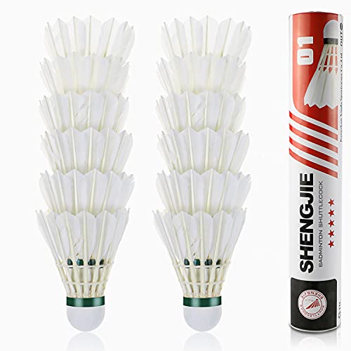 Die beste naturfederbaelle buluri 12 pack hohe qualitaet badminton Bestsleller kaufen