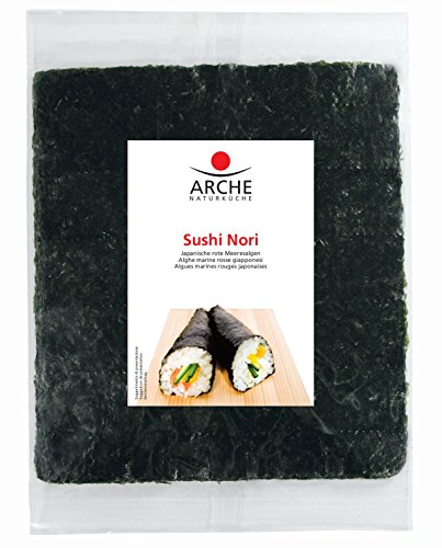 Die beste nori blaetter arche sushi nori rote meeresalgen 2 x 17 g Bestsleller kaufen