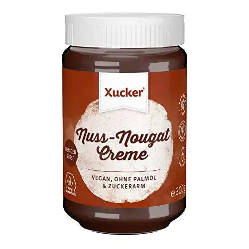 Die beste Nuss-Nougat-Creme Xucker, zuckerarm, 300 g 2026 Test Bestseller Nuss-Nougat-Creme Xucker, zuckerarm, 300 g
