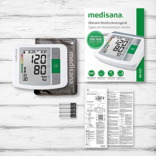 Oberarm-Blutdruckmessgerät Medisana BU 510 ohne Kabel