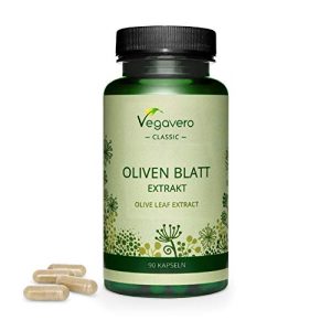 Olivenblattextrakt Vegavero Kapseln ® 40% OLEUROPEIN, 90 Kaps.