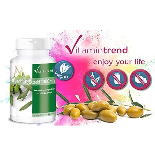 Olivenblattextrakt Vitamintrend 1000mg, 120 vegane Tabletten