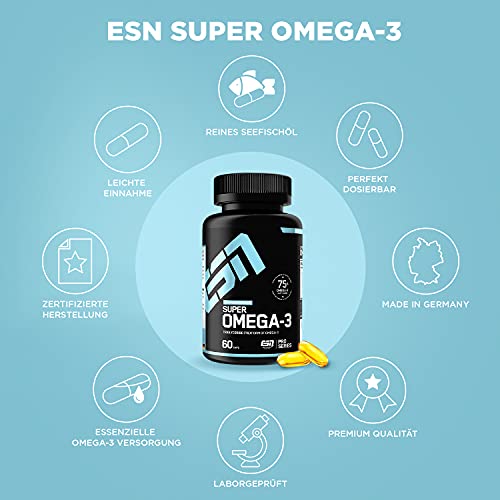 Omega-3 ESN Super, 60 Omega 3 Kapseln