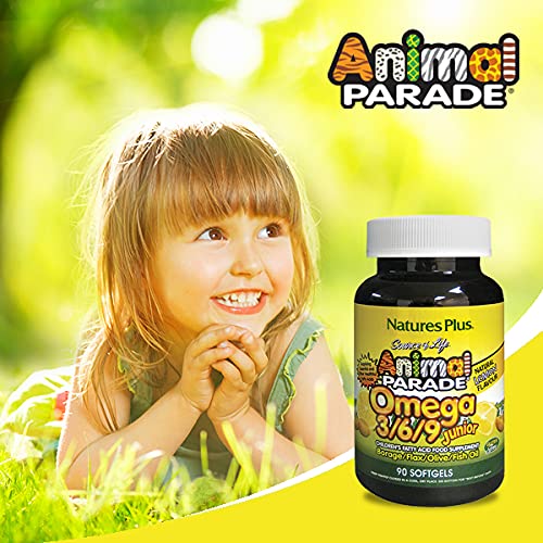 Omega-3 für Kinder Natures Plus Animal Parade Omega 3/6/9