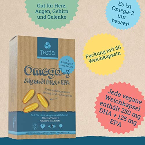 Omega-3 Testa Omega 3 Testa Kapseln vegan, 60 Softkapseln