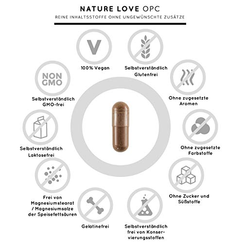 OPC Nature Love ® Traubenkernextrakt, 800mg je Tagesdosis
