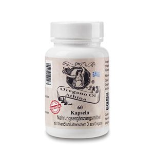 Oregano-Öl-Kapsel Athina Oregano-Öl 60 Softgels-Forte 500 mg