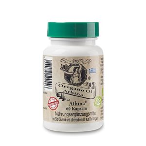 Oregano-Öl-Kapsel Athina ® Oregano Öl Vegan, Bio 60 Kapseln