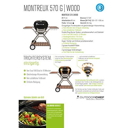 Outdoorchef-Gasgrill Outdoorchef Gasgrill, Montreux 570G Wood