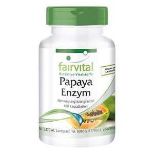 Papain fairvital Papaya Enzym Tabletten, 100 Tabletten