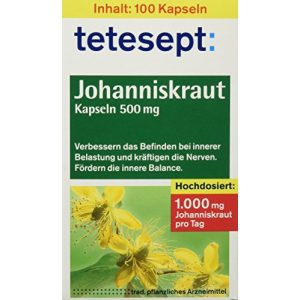 Pflanzliche Beruhigungsmittel tetesept Johanniskraut-Kapseln