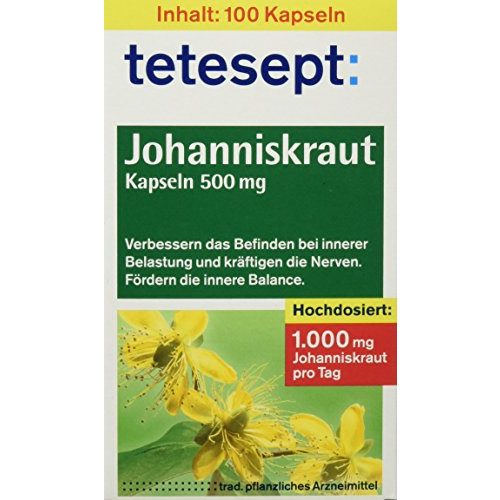 Pflanzliche Beruhigungsmittel tetesept Johanniskraut-Kapseln