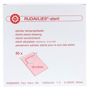 Pflaster NOBAMED Paul Danz AG Rudavlies Steril – steril, 50 Stück