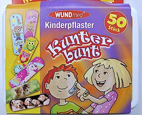 Pflaster Oramics WUNDmed® Kinder Kunter bunt Box 50tlg.
