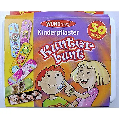 Pflaster Oramics WUNDmed® Kinder Kunter bunt Box 50tlg.