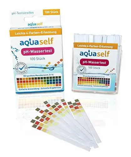 pH-Teststreifen aquaself pH Wert Teststreifen (100 Stück)