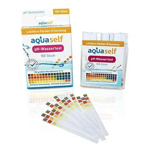 Die beste pH-Teststreifen aquaself pH Wert Teststreifen (100 Stück) 2026 Test Bestseller pH-Teststreifen aquaself pH Wert Teststreifen (100 Stück)