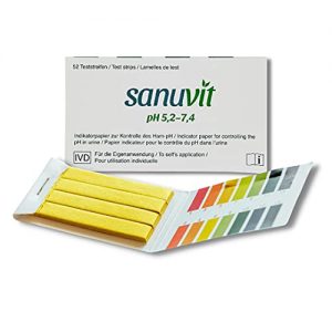 pH-Teststreifen SAN-U-VIT GmbH Sanuvit – 52 Stück