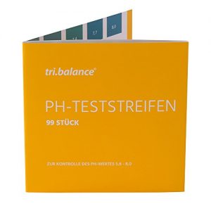 pH-Teststreifen tri.balance 99 Stück – 1er Pack I 5,6-8,0 pH