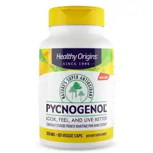 Pinienrindenextrakt Healthy Origins, Pycnogenol, 100 mg, 60 Kaps.