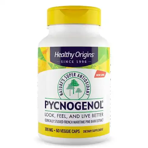 Pinienrindenextrakt Healthy Origins, Pycnogenol, 100 mg, 60 Kaps.